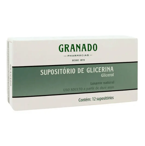 Supositório de Glicerina Granado Adulto 12 Supositórios